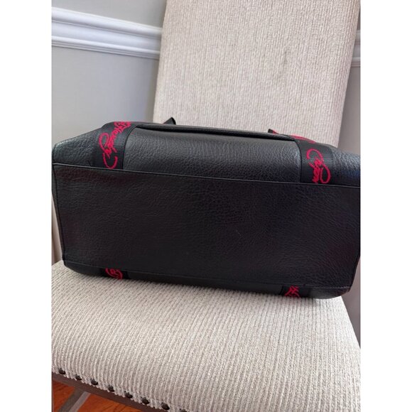 NWT ED HARDY LOVE KILLS SLOWLY WEEKENDER OVERNIGHT/TRAVEL TOTE SKULL FLOWERS - Picture 9 of 13